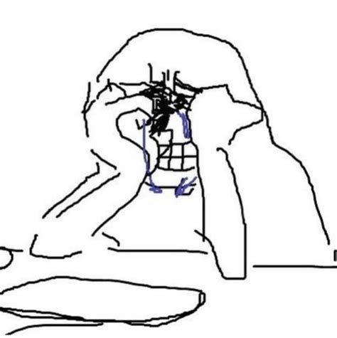 crying korean drawing meme