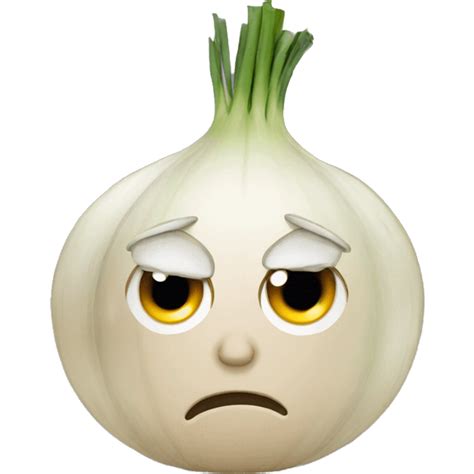Crying Onion Emoji