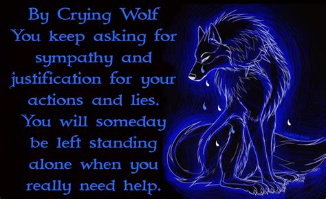 Wolf laughing at boy