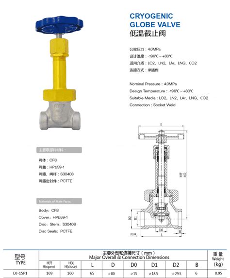 Cryogenic Globe Valve