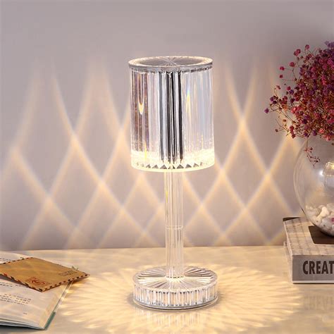Crystal Bedside Touch Lamps