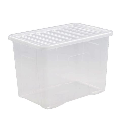 Crystal Clear Plastic Storage Boxes
