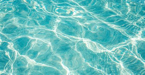 crystal clear pool water