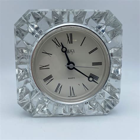 Crystal Clock For Nightstand