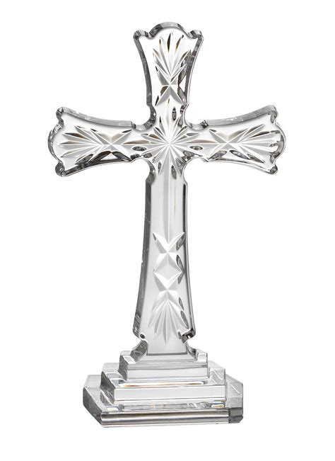 crystal cross standing