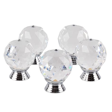Crystal Cupboard Door Knobs