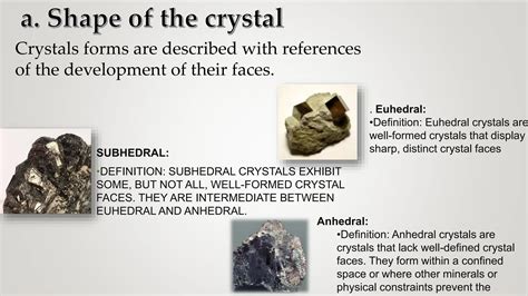 Crystal Definition Euhedral