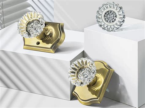 Crystal Door Knobs B M