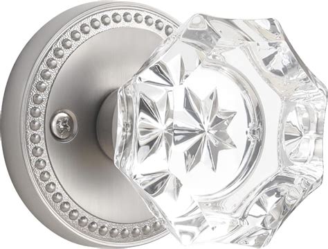 Crystal Door Knobs Brushed Nickel