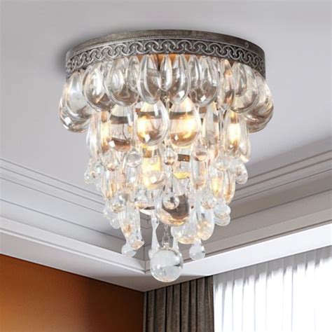 Crystal Drop Ceiling Light