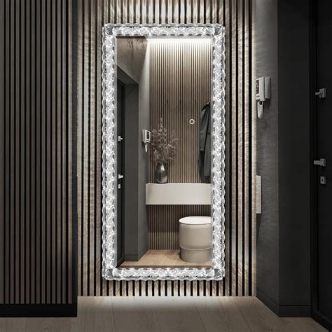 Crystal Effect Full Length Mirror