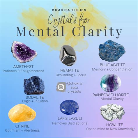 crystal for clarity and focus