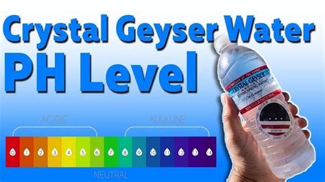 crystal geyser ph level