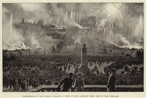 crystal palace during fireworks