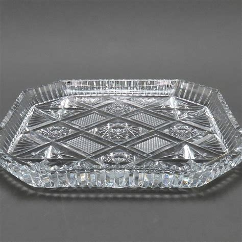 crystal serving trays