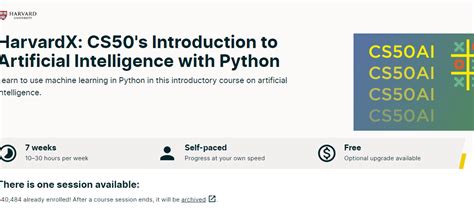 cs50's introduction to artificial intelligence with python harvardx on edx