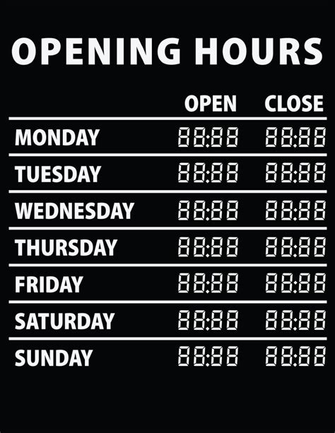 csc hours of operation