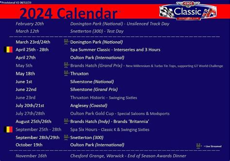 Cscc 2024 Calendar