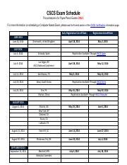 Articles Cscs Exam Dates 2019 Latest