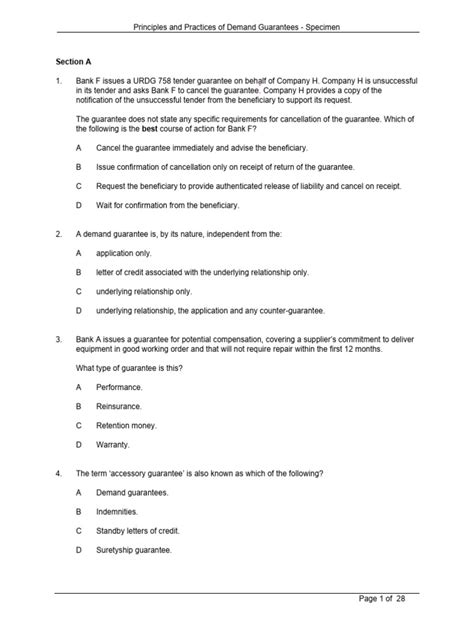 csdg sample questions