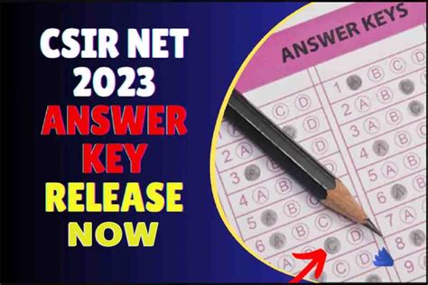 csir answer key 2023