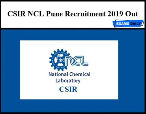 csir ncl pune recruitment