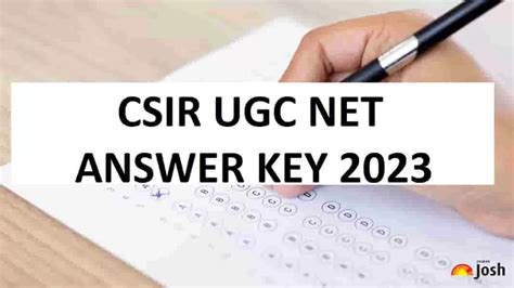 csir net dec 2023 answer key