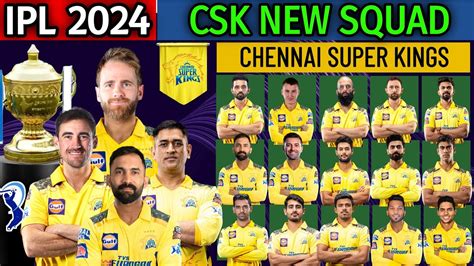 csk ipl players 2024