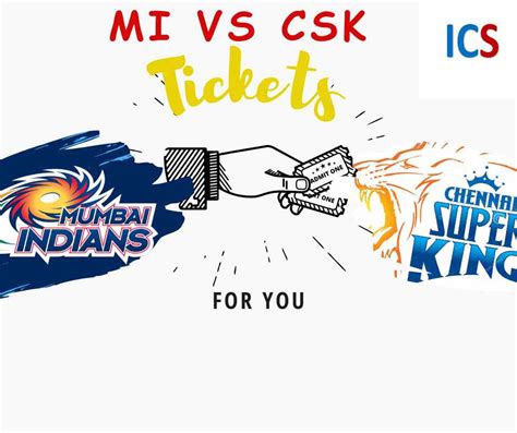 csk vs mi tickets booking