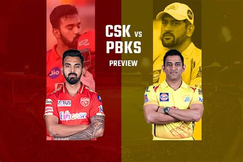 csk vs pbks 2021 scorecard