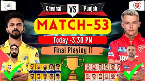 csk vs pbks live match