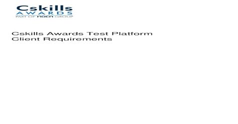 cskills test platform login