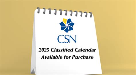 Csn Calendar Fall 2025