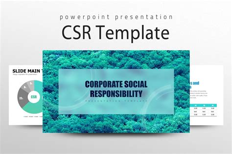 Corporate Social Responsibility (CSR) Free Powerpoint Template