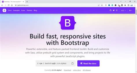 Getting Started with Frontend Frameworks Using Bootstrap