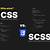 css to scss