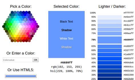 css color picker online