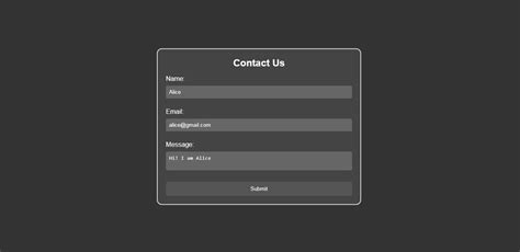 Css Form Center Of Page