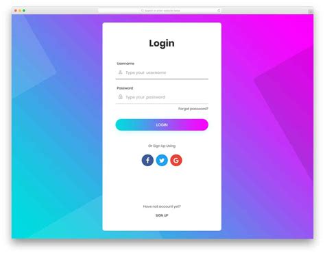 css form design examples with code
