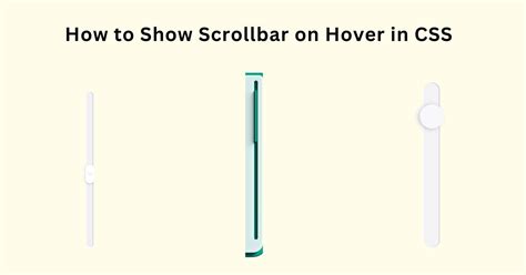 Css Hide Scrollbar Until Hover