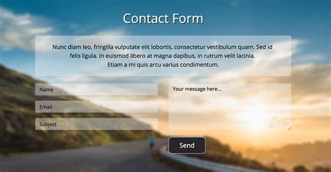 Css Semi Transparent Background