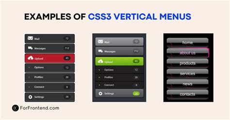 Css Vertical Menu Examples