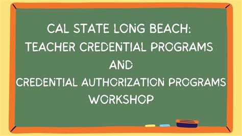 csulb credential program cost