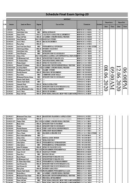 Csulb Final Schedule Spring 2025 Cindee Stephenie