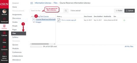 csun library course reserves