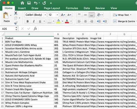 csv file example online