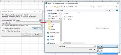 csv to excel separate columns