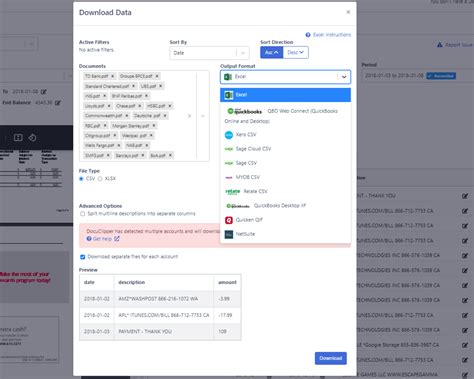 CSV2QBO Convert CSV/XLS/XLSX to QBO and import into Intuit QuickBooks