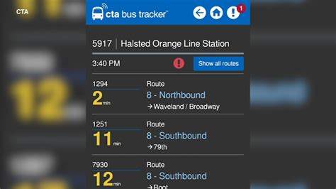 cta bus trackercom