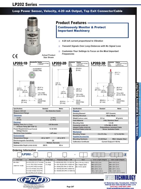 Ctc Vibration Sensor Pdf